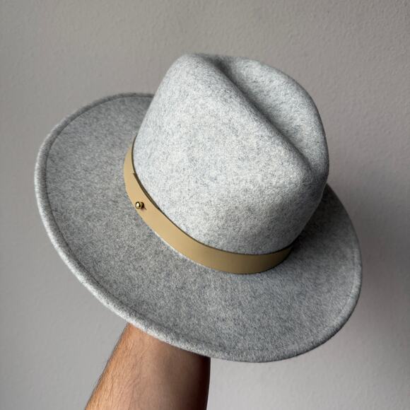 Lack Of Color Accessories - Lack of Color Wool Stone Wash Speckled Gray Hat Size S
